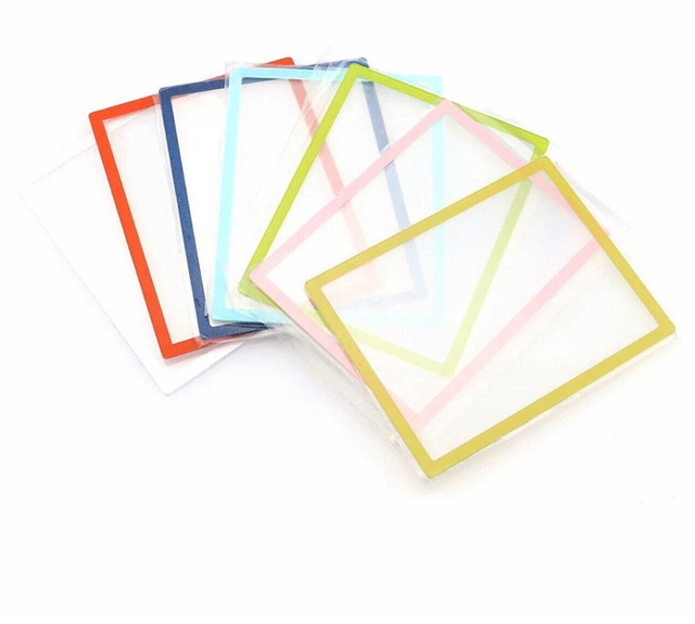 DSL Replacement Upper & Bottom Screen Lens Cover Bezel for Nintendo DS Lite NDSL LCD Frame
