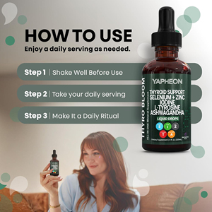 Produsen Label Pribadi Tetes Cairan Kesehatan Tiroid Selenium Zinc Iodine L-Tyrosine KSM-66 Ashwagandha Wildberry <span class=keywords><strong>2</strong></span> Fl oz - Product Image 6