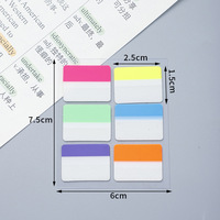Autocollants index transparents en PET de qualité supérieure, fléchettes fluorescentes autocollantes pour études et usage officiel Shanqi