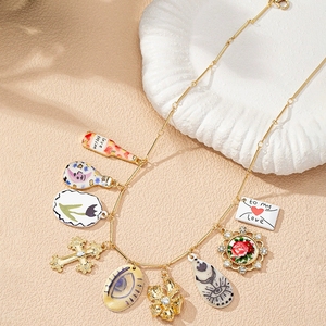 Gioielli Boho Estivi da Spiaggia con Stella Marina e Conchiglia per Donne, Collane con Ciondoli a Cuore, Vita Marina, Perle Finte, Corallo e Buddismo - Product Image 6