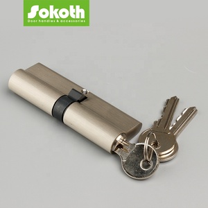 Хит продаж, Цинковый корпус с латунной внутренней ручкой 90 мм, открытый с ключами, латунные замковые цилиндры - Product Image 3