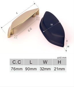 아연 합금 캐비닛 손잡이 및 서랍 손잡이 (주방, 서랍장, 침실, 호텔용) - 밀리언즈 하드웨어 - Product Image 5