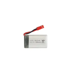 נטענת 902540 3.7V 800mAh 750mAh 2.775Wh 25C קצב פריקה Lipo סוללה עבור Drone