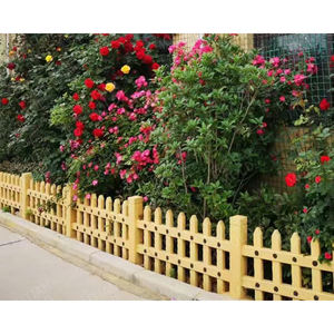 Moule en béton pour ornement de jardin Patio ciment clôture dalle préfabriqué décoratif réutilisable Grain de <span class=keywords><strong>bois</strong></span> planche de <span class=keywords><strong>bois</strong></span> forme de moule en plastique - Product Image 1