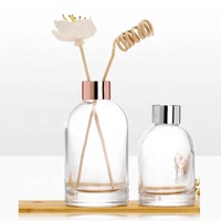 Bouteille de diffuseur en verre rechargeable vide 100ml 120ml 150ml 200ml Conteneur de stockage d'aromathérapie Accessoires de parfum