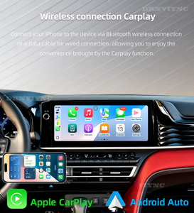 Autoradio Android 14 de 12,3 pouces avec écran tactile Carplay, caméra 360°, GPS et lecteur <span class=keywords><strong>vidéo</strong></span> pour Toyota Camry 2025 2026 - Product Image 6