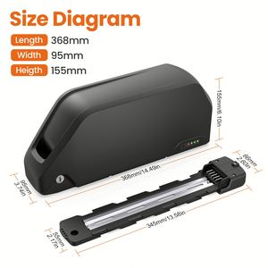 Batería de Litio Recargable de 60V 20AH para Tubo Inferior, con BMS de 50A y Celdas 21700, Compatible con Cargador de 1500W para Motor de Bicicleta Eléctrica (Stock en EE. UU.) - Product Image 4