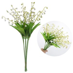Fleurs artificielles Guanyi en plastique, lys de la vallée, branche unique, pour la décoration intérieure et les accessoires de photographie - Product Image 2