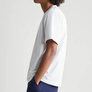 T-shirts vierges de haute qualité pour hommes, col rond, coupe ample, épaules tombantes, 100% coton, grammage lourd, style designer, vente en gros - Product Image 3