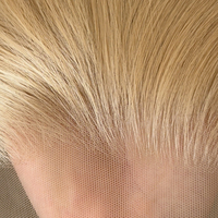 Perruque Lace Front 13*4 en Fibre Synthétique Haute Température, Sans Colle, Dentelle Transparente, Fibres Résistantes à la Chaleur, Ondulation Water Wave, Densité 180%