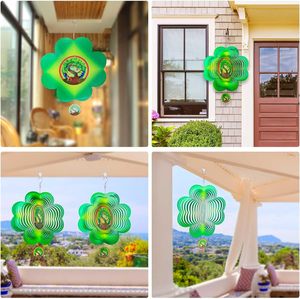Molinetes de Viento 3D para Decoración de Jardín Exterior, Adornos Metálicos de 12 Pulgadas, Diseños Multicolores Spinfinity - Product Image 6
