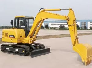 Prix d'usine, engins de terrassement, pelle sur pneus de 3,8 tonnes avec godet de 0,12 m³, mini-excavatrice SE36SR, vente chaude - Product Image 4