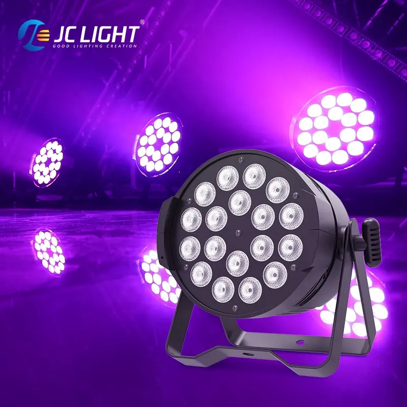 12*18w 5in1 Bar Ktv Disco Dj Show Konzert Dj Par Licht 18 Stück Dmx 512 Tonaktivierte Led Par Can Lichter