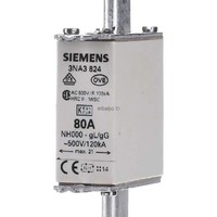 Fusible de Cuchilla 3na3824 80a Nh 000, Original Nuevo de Fábrica, Entrega en 2-4 Días, Envío Rápido Plc