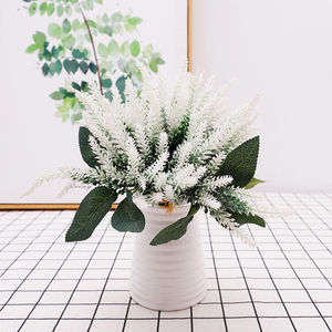 Bouquets de lavande artificielle Fleurs décoratives Bouquet de lavande pour la décoration de la maison Cadeau Mariage - Product Image 5