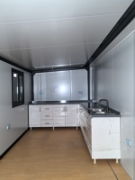 Maison extensible en conteneur de 20 pieds avec plans de maison à 3 chambres et 1 salle de bain, maison extensible en conteneur de 40 pieds