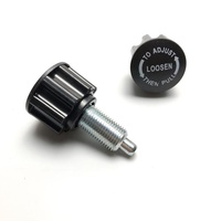 Bouton de réglage à tête d'engrenage M16*1.5 avec goupille de traction élastique pour vélo d'exercice mécanique, accessoires d'équipement de fitness HF-03