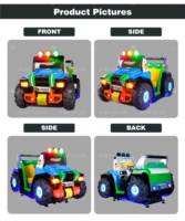 M SKY Off-Road X Machine de jeu d'arcade vidéo d'intérieur pour enfants, à monnayeur, en fibre de verre, avec fonctions de vibration, garantie 1 an