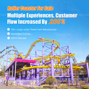 Beston atraksi Fairground Outdoor Playground Fair wahana hiburan taman hiburan 4 <span class=keywords><strong>Loop</strong></span> Roller coaster - Product Image 5