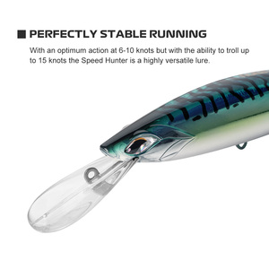 Leurre de <span class=keywords><strong>pêche</strong></span> en eau salée pour thon, type Minnow ABS 160mm/54g, pour <span class=keywords><strong>pêche</strong></span> en mer et en rive, avec <span class=keywords><strong>action</strong></span> de plongée et de lancer. - Product Image 5