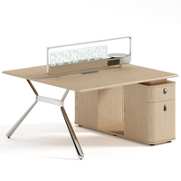 Cloison de bureau modulaire multifonction en bois massif, barrière de poste de travail, couleurs personnalisables, durable