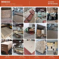 Panneau acoustique mural décoratif micro-perforé WINEGO, panneau acoustique en mélamine absorbant le son