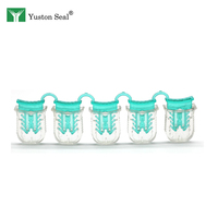 Sceaux de sécurité YUTONG YTMS001 étanches en PC+ABS pour compteurs d'eau et de gaz, anti-effraction, avec fil de sécurité