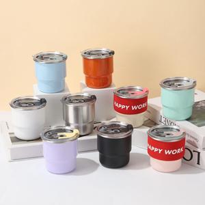 Modern Single Layer Portable Insulated <b>Coffee</b> Tea Cup New Arrival Mini Stainless Steel Office Home Dual-Use Metal Mug - Product Image 2
