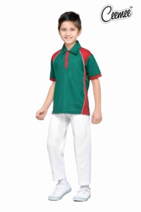 Áo Khoác Phong Cách Bóng Chày Trường Tiểu Học Áo Khoác Có Mũ Lông Cừu Thể Thao Màu Đỏ Hải Quân Cho Bé Trai & Quần Đua Xe - Product Image 2