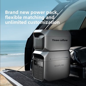 Station d'alimentation portable <span class=keywords><strong>ECOFLOW</strong></span> Delta 3PLUS, 220V, 1800W, batterie de stockage d'énergie 1kWh pour la conduite autonome et le camping - Product Image 6
