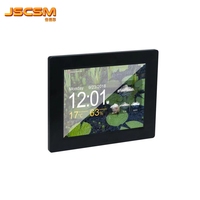 Grand écran LCD sans fil avec horloge extérieure, wifi, alarme numérique de jour, 8 pouces, avec prévision de météo, pour personnes âgées
