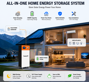 Convertisseur solaire hors réseau tout-en-un 5KW 51.2V 200A avec contrôleur de charge MPPT, cellules LiFePO4, montage en rack pour stockage d'énergie domestique - Product Image 4
