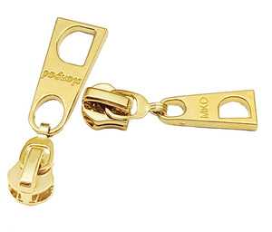 Nhà Máy Tengda Tùy Chỉnh Hợp Kim Vàng <span class=keywords><strong>Pom</strong></span> Dây Kéo Đầu Dây Kéo Thanh Trượt Số 3 Trung Quốc Dây Kéo Pullers - Product Image 5