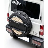 Support d'extension de roue de secours en alliage d'aluminium pour Suzuki Jimny, fixation sur hayon arrière, support de rangement modulaire