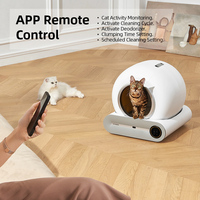 Bac à litière pour chat automatique intelligent, grand format, Fosuhouse, électrique, à nettoyage rapide, fermé, personnalisable