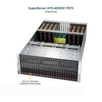 Supermicro SYS-4029GP-TRT 4U Rack Dual-Socket GPU Server 8 PCIe 3.0 X16 Dual-Root 24 DDR4 DIMM LGA 3647 Tersedia di Stok