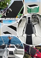 Revêtement de pont de bateau marin carré en mousse EVA premium imperméable et tapis de pont marin antidérapant pour planche de surf et utilisation automobile