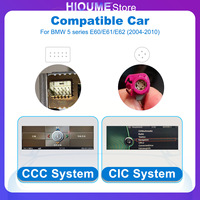 Reproductor Multimedia para Auto 8.8 con DVD, Radio, GPS, Navegación, Carplay, Android 15 para BMW Serie 3 y 5 E60 E61 E62 E63 E90 E91 E92 E93 04-2012