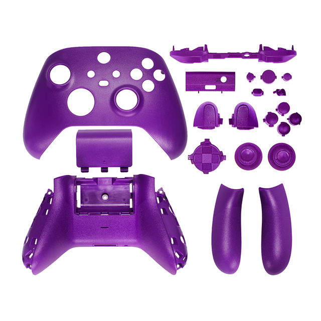 Repairing ABS Plastic Solid Matte Shell Case Controller Full Set Buttons for Xbox Series S X Joystick Game Pad Replacement