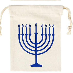 Ensemble de sacs cadeaux pour enfants pour Hanoucca, 8 nuits de Hanoucca, sacs cadeaux pour le compte à rebours de Hanoucca, calendrier de l'avent de Hanoucca, sacs en toile de jute à cordon - Product Image 6