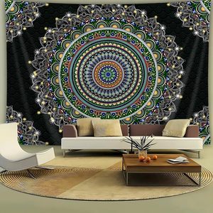 Cool colorato Mandal arazzo artigianato popolare indiano hippie bohémien da parete estetica floreale Mandala arte della parete in Stock - Product Image 6