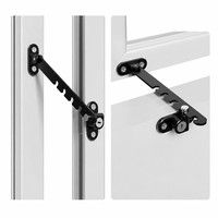Nouveau produit Charnière invisible à friction moderne en acier inoxydable 304, durable et détachable, à 165 degrés, pour salle de bain et cuisine