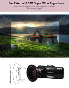 Caméra vidéo de poche ORDRO Z82HD avec zoom numérique 120x, zoom optique 10x, Wifi professionnel pour le vlogging - Product Image 4