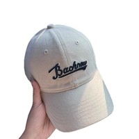 Nouvelle Casquette de Baseball Coréenne 2025 – 6 Panneaux, Réglable, Unisexe, Visière Large, Lettrage, Tendance Quatre Saisons