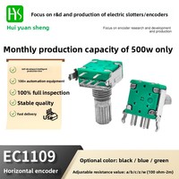 Encodeur rotatif Huiyuan Sheng Electronics EC11 pour diffusion en direct avec prise plate à pied droit horizontal