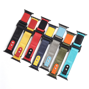 Attache tactile de sport Bracelet en nylon tissé Crochet en tissu Boucle <span class=keywords><strong>alpine</strong></span> Bracelet d'alpinisme pour montre intelligente 8 9 10 Ultra 49mm - Product Image 1
