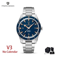 Montre de sport de luxe pour homme PAGANI Design 2024, 41 mm, automatique, mécanique, acier inoxydable, verre saphir, aiguilles classiques, rétro