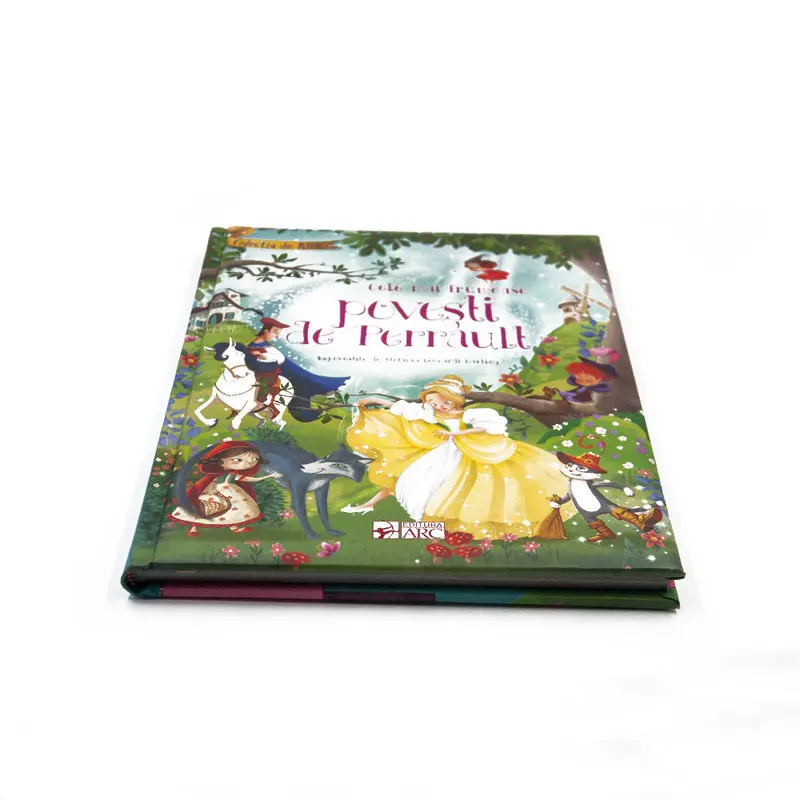 Livre pour Enfants à couverture rigide Avec Mat Stratification Papier D'art Impression Enfants Apprenant L'anglais Livres Pour L'éducation