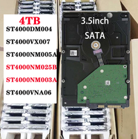 Disque dur ST4000NM003A 4 To HDD SAS 7200 tr/min Accessoires informatiques d'entreprise CCTV NAS CMR Serveur Ordinateur de bureau Ordinateur portable