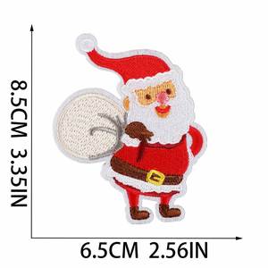 New Wholesale Iron on Christmas Embroidered Patches - Product Image 5